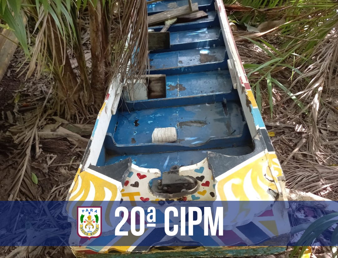 PM recupera embarcação e prende suspeito em Ponta de Pedras