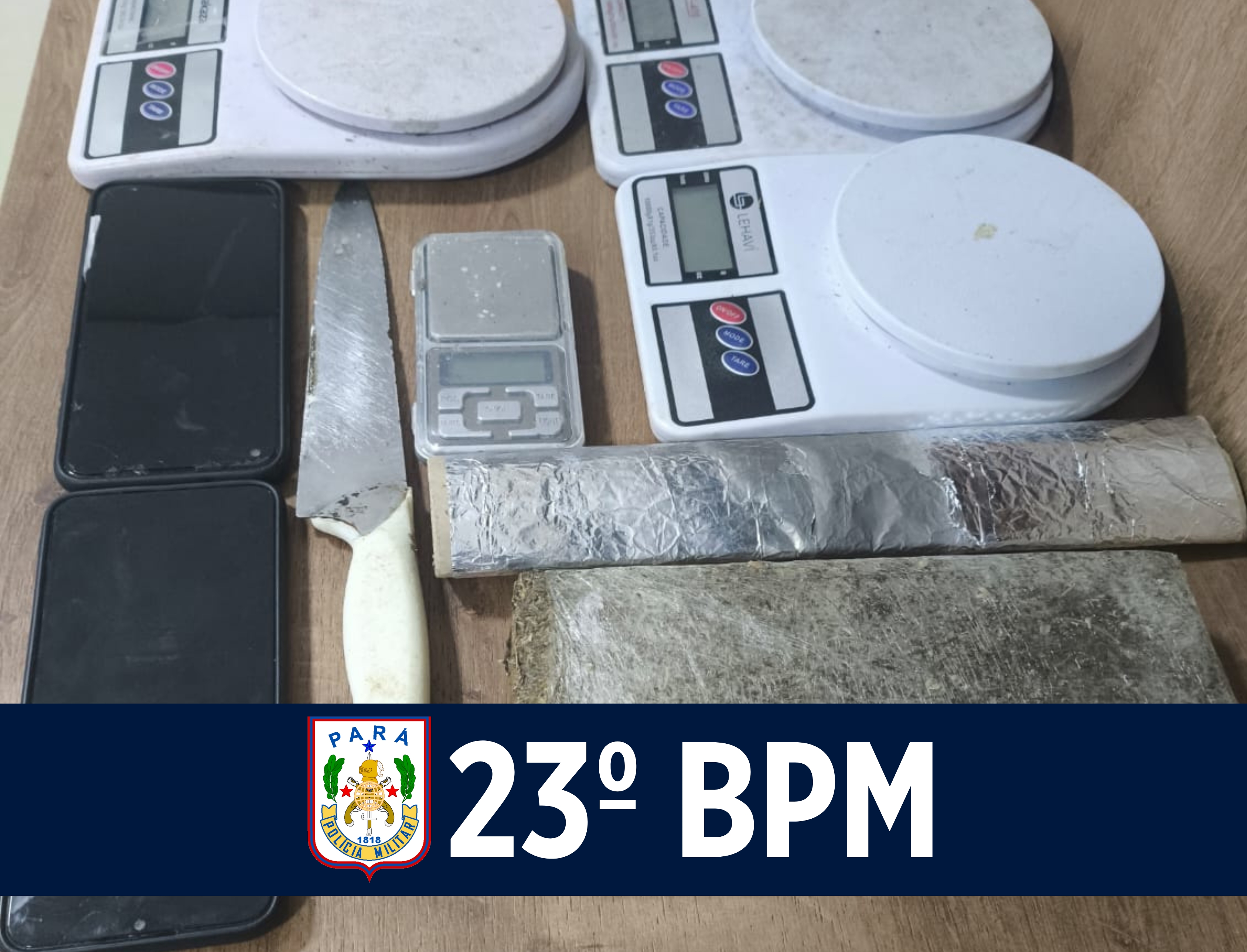 PM apreende mais de 600g de drogas em Parauapebas
