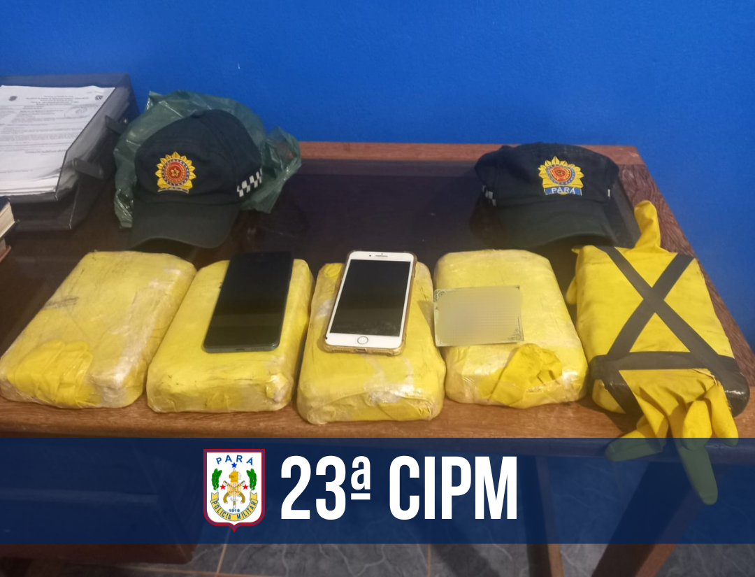 23ª CIPM prende homem por tráfico de drogas