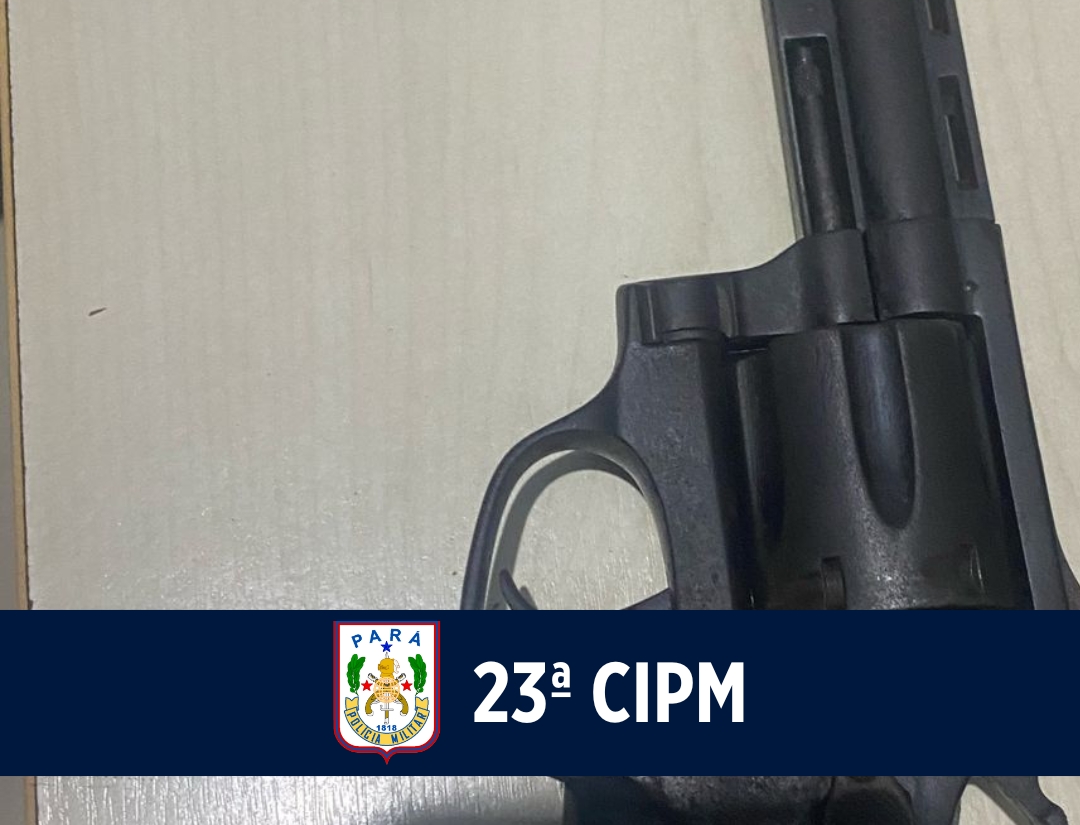 23ª CIPM realiza a apreensão de arma de fogo em Pacajá, no Sudeste do Pará