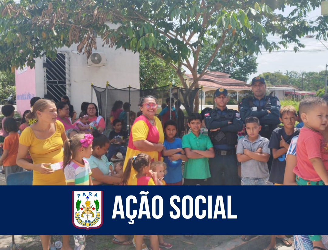 25º BPM realiza ação social na Ilha de Mosqueiro