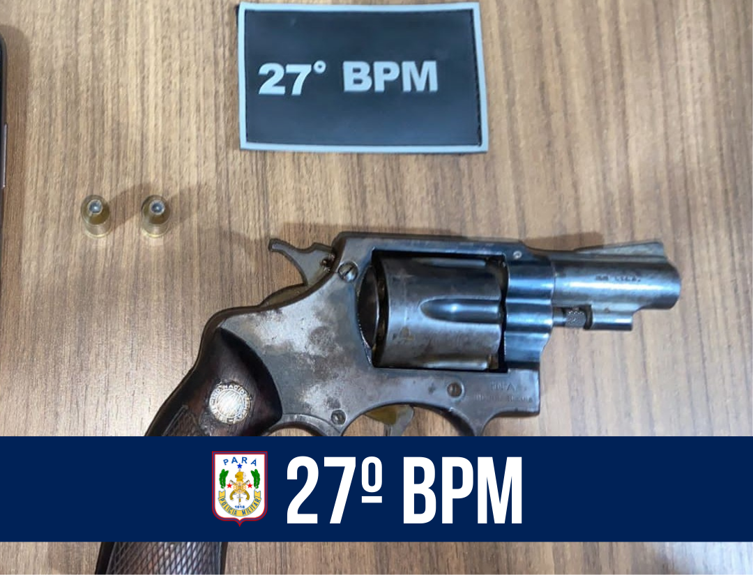 27º BPM apreende arma de fogo na Marambaia