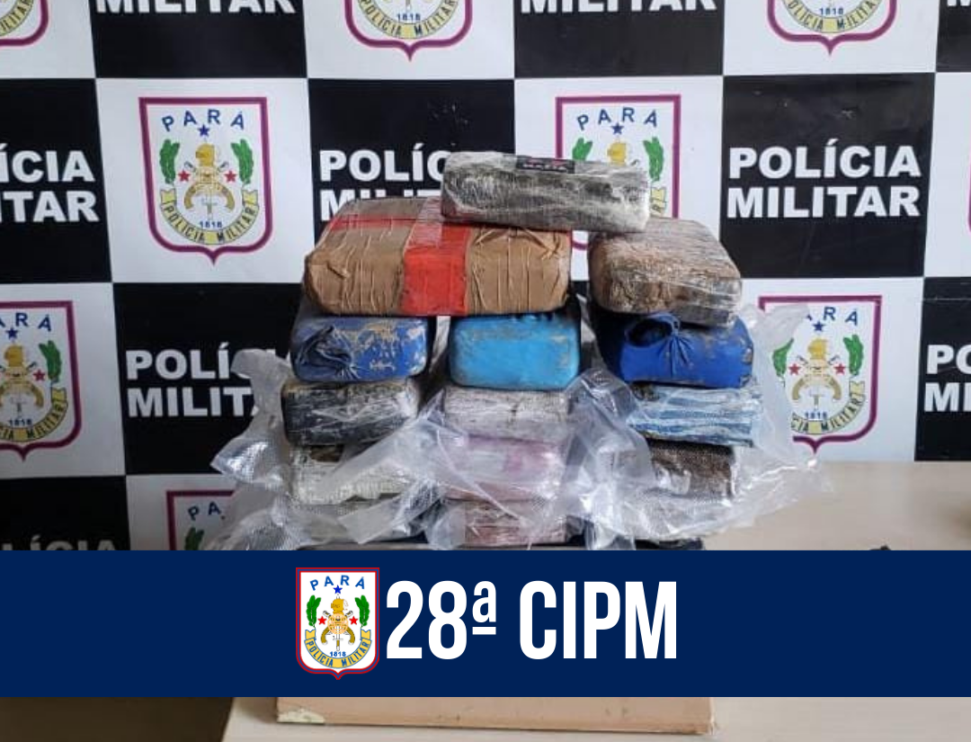 Em Juruti, 28ª CIPM apreende 15 Kg de entorpecentes em embarcação