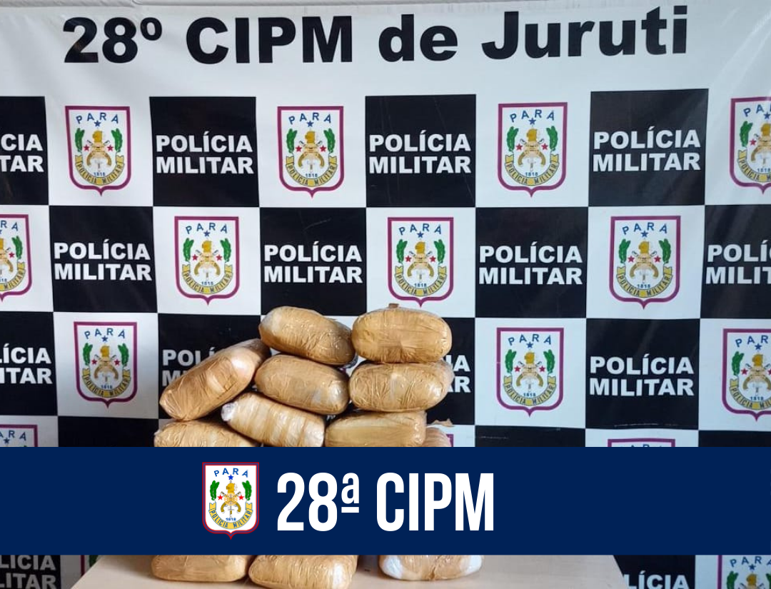 28ª CIPM apreendem mais de 21kg de entorpecentes em Juruti