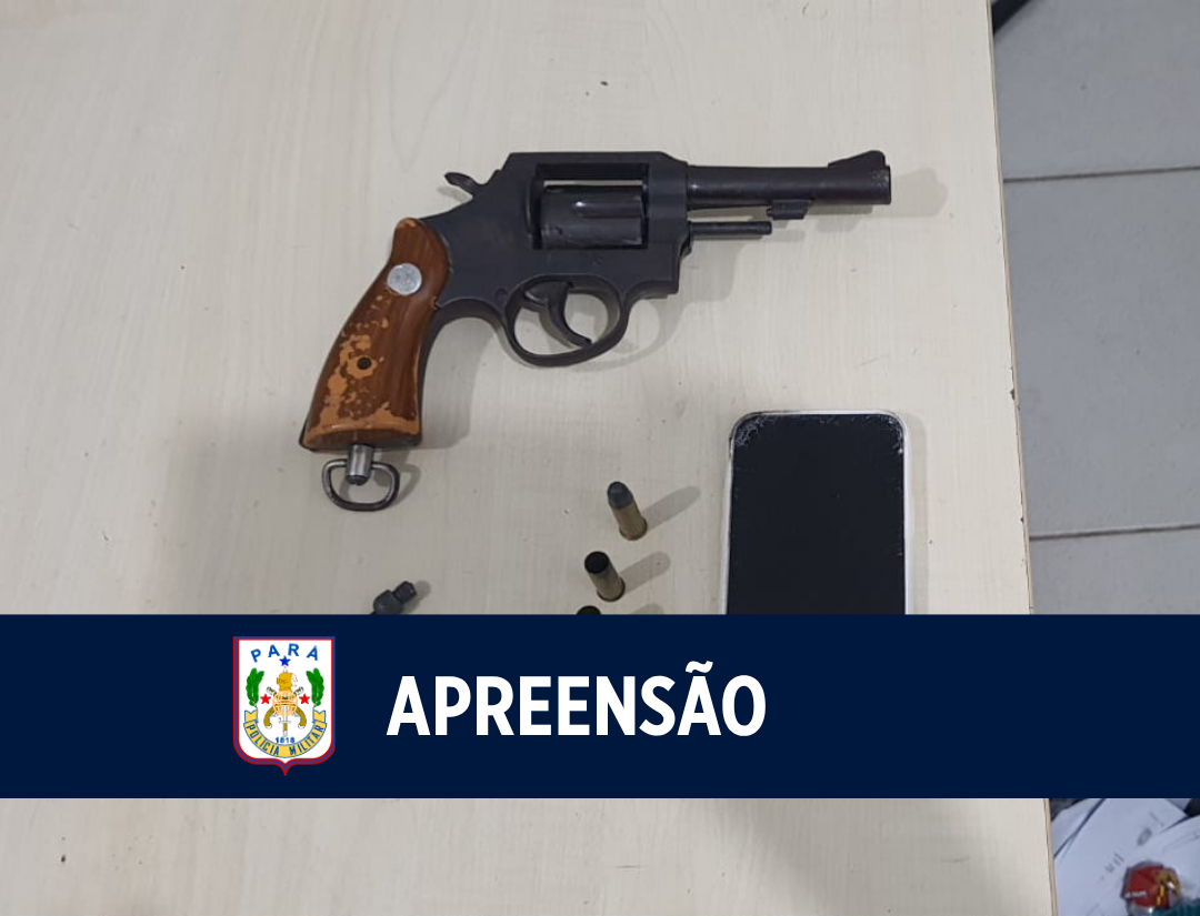 Ação policial no Curuçambá resulta em apreensão de arma de fogo