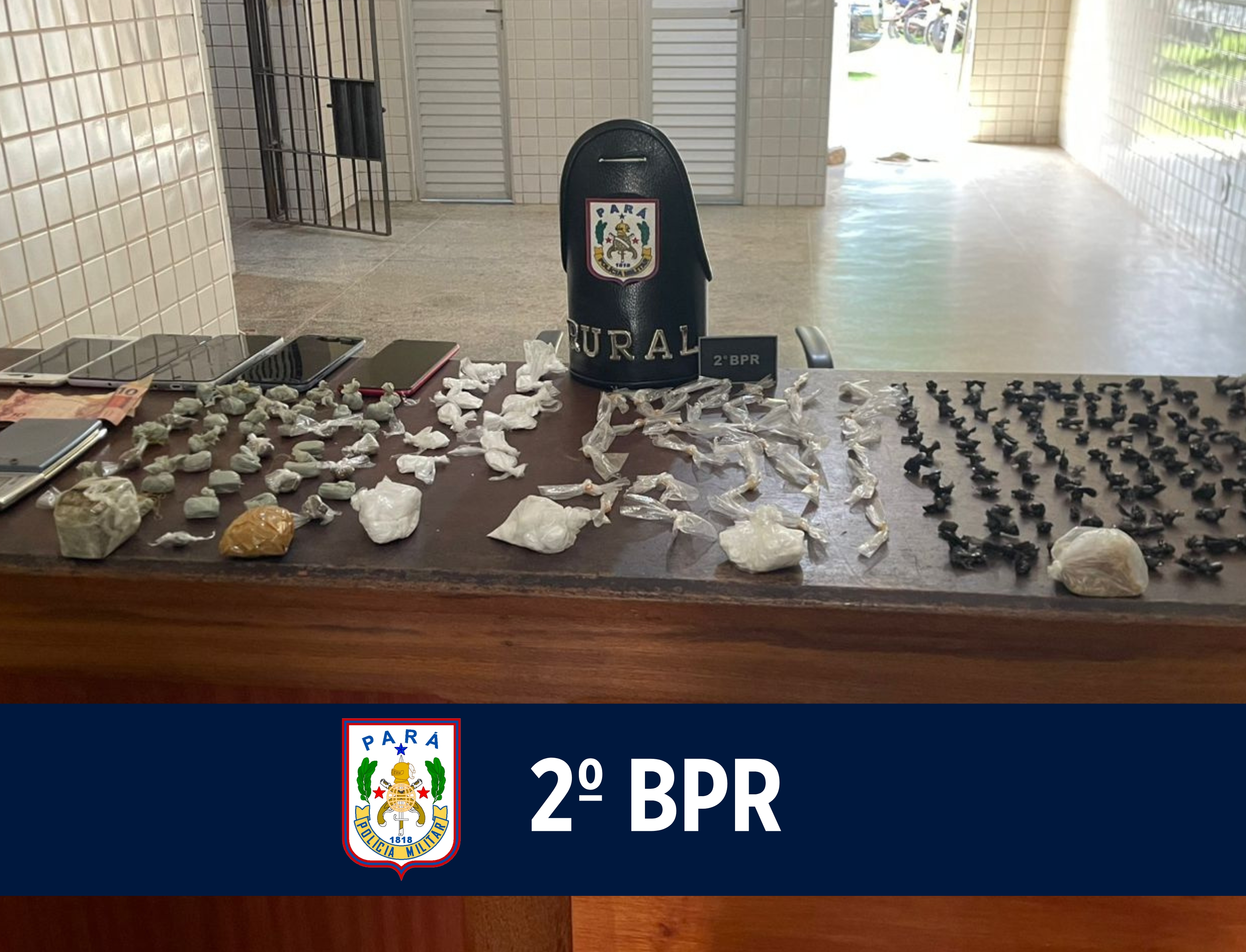 2º BPR Prende Três Mulheres por Tráfico de drogas em São Francisco do Pará