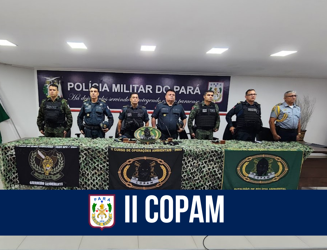 PM realiza formatura do II Curso de Operações Ambientais em Belém