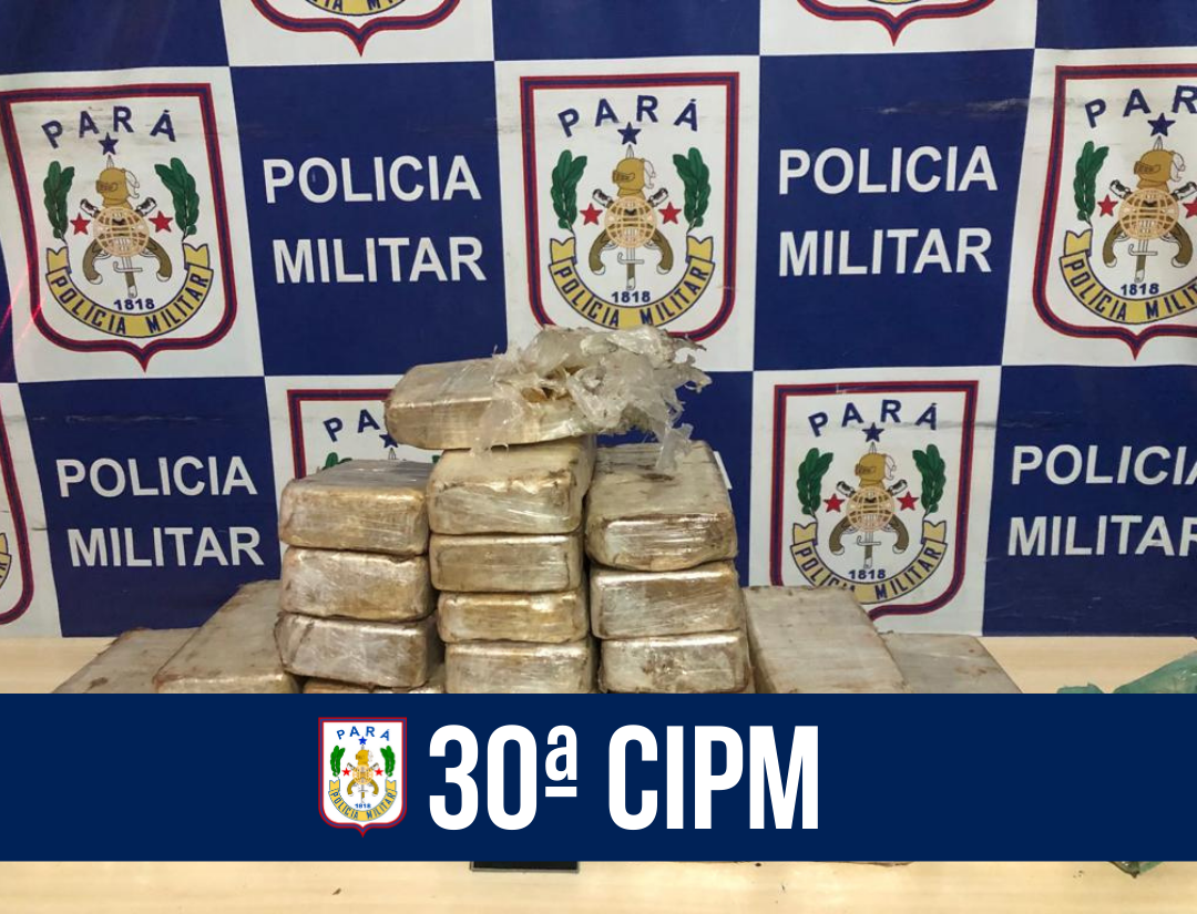 30ª CIPM apreende 30,8 kg de entorpecentes em Santana do Araguaia