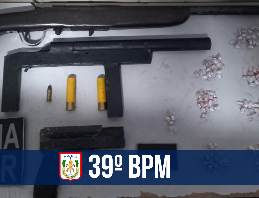 PM confronta grupo armado e apreende três armas de fogo em Santa Bárbara