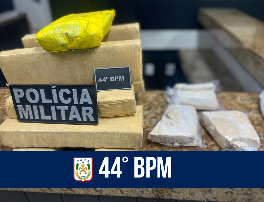 Em Salinas, PM apreende 20 Kg de entorpecentes