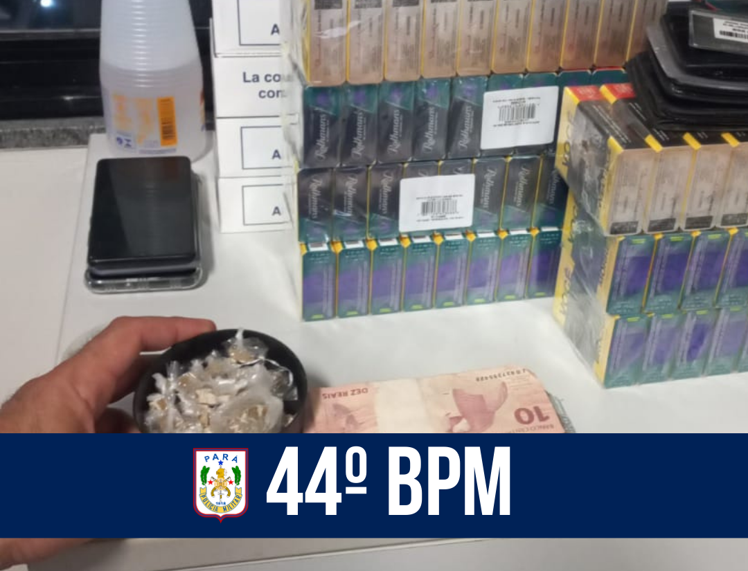 44º BPM realiza ações de combate ao tráfico de entorpecentes em Salinópolis