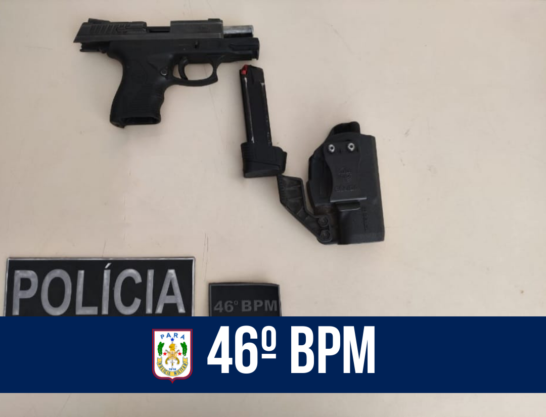 46º BPM prende suspeito de posse ilegal de arma de fogo em Novo Progresso