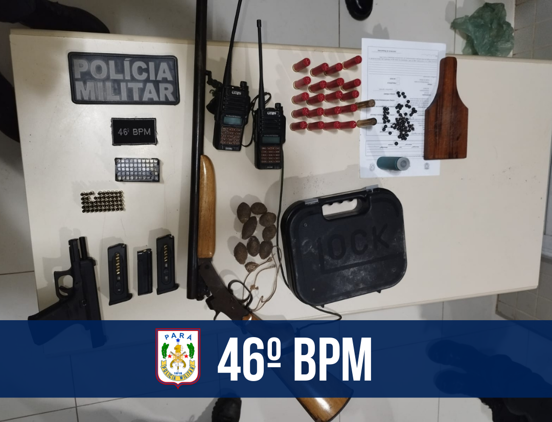 PM prende suspeito de porte ilegal de arma de fogo em Novo Progresso