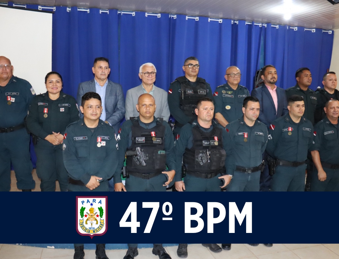 47° Batalhão realiza homenagens e entrega de medalhas em Moju