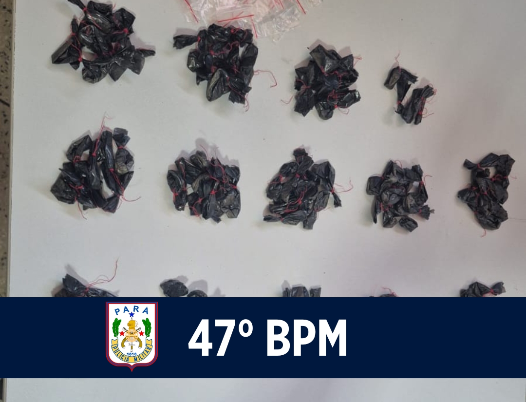 47° BPM atua no combate ao tráfico de drogas, em Moju