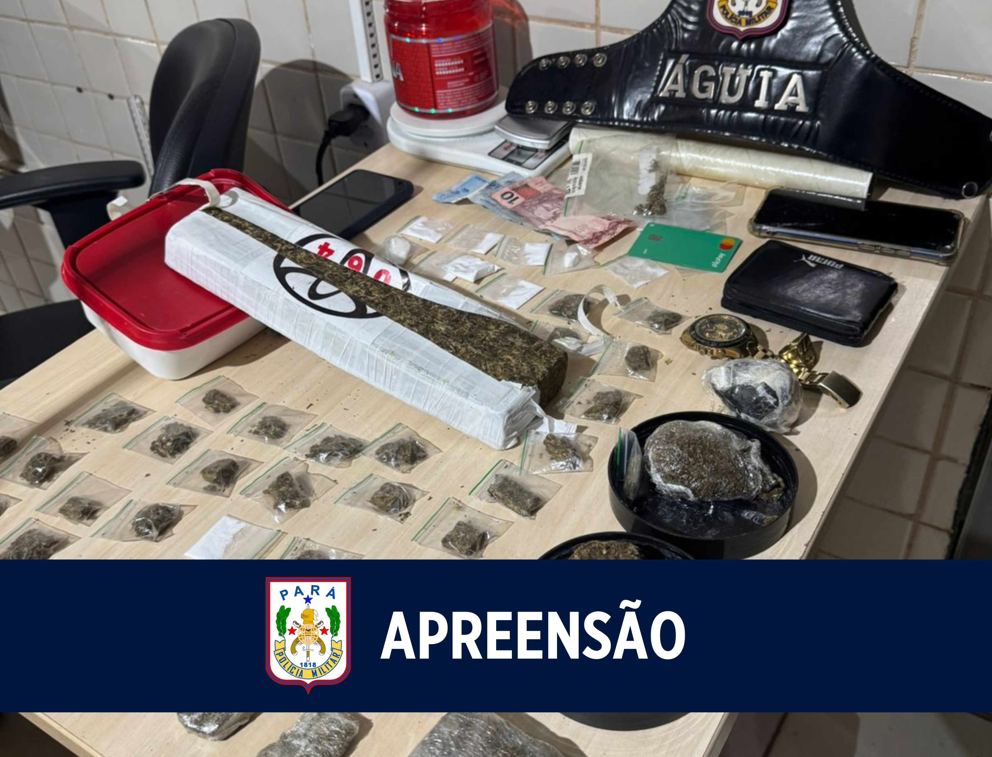 4° BPM: PM desarticula pontos de tráfico em Marabá
