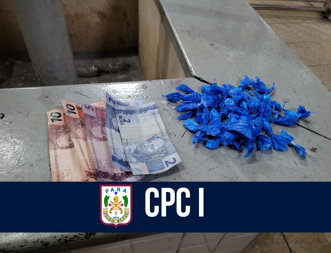 Homem é preso por tráfico de drogas no Jurunas