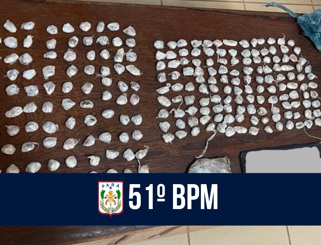 51º BPM prende dupla por tráfico de entorpecentes e roubo em Ulianópolis