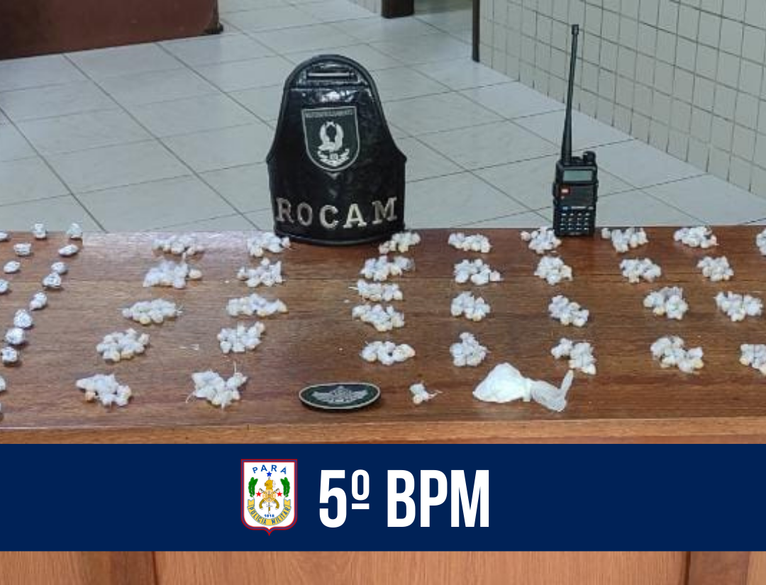 5º BPM realiza ações de combate ao tráfico de drogas em Castanhal