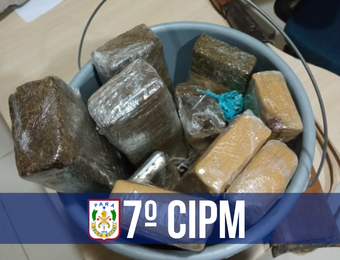 7ª CIPM apreende espingarda, maconha e outros materiais em Novo Progresso