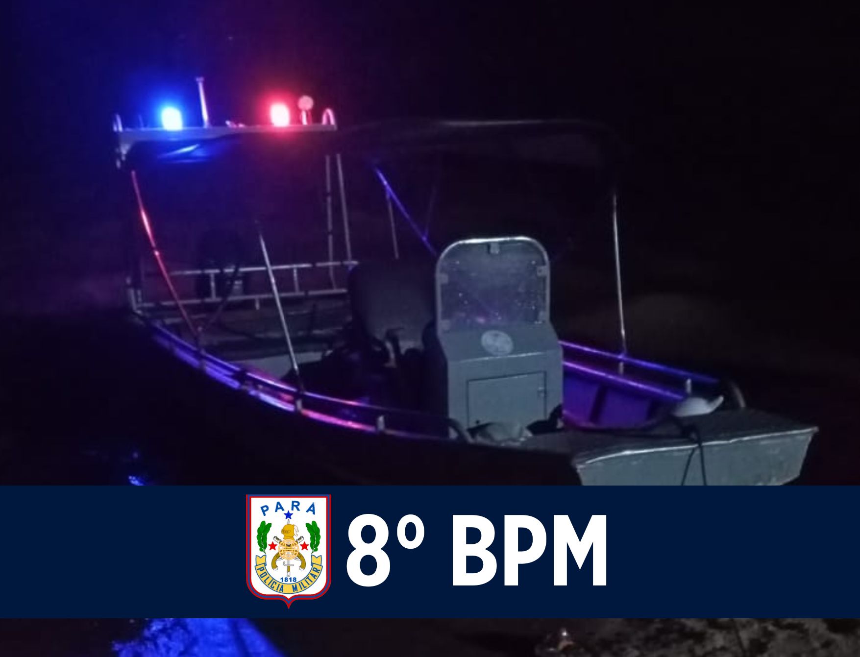 8º BPM resgata vítimas de naufrágio na Ilha do Marajó