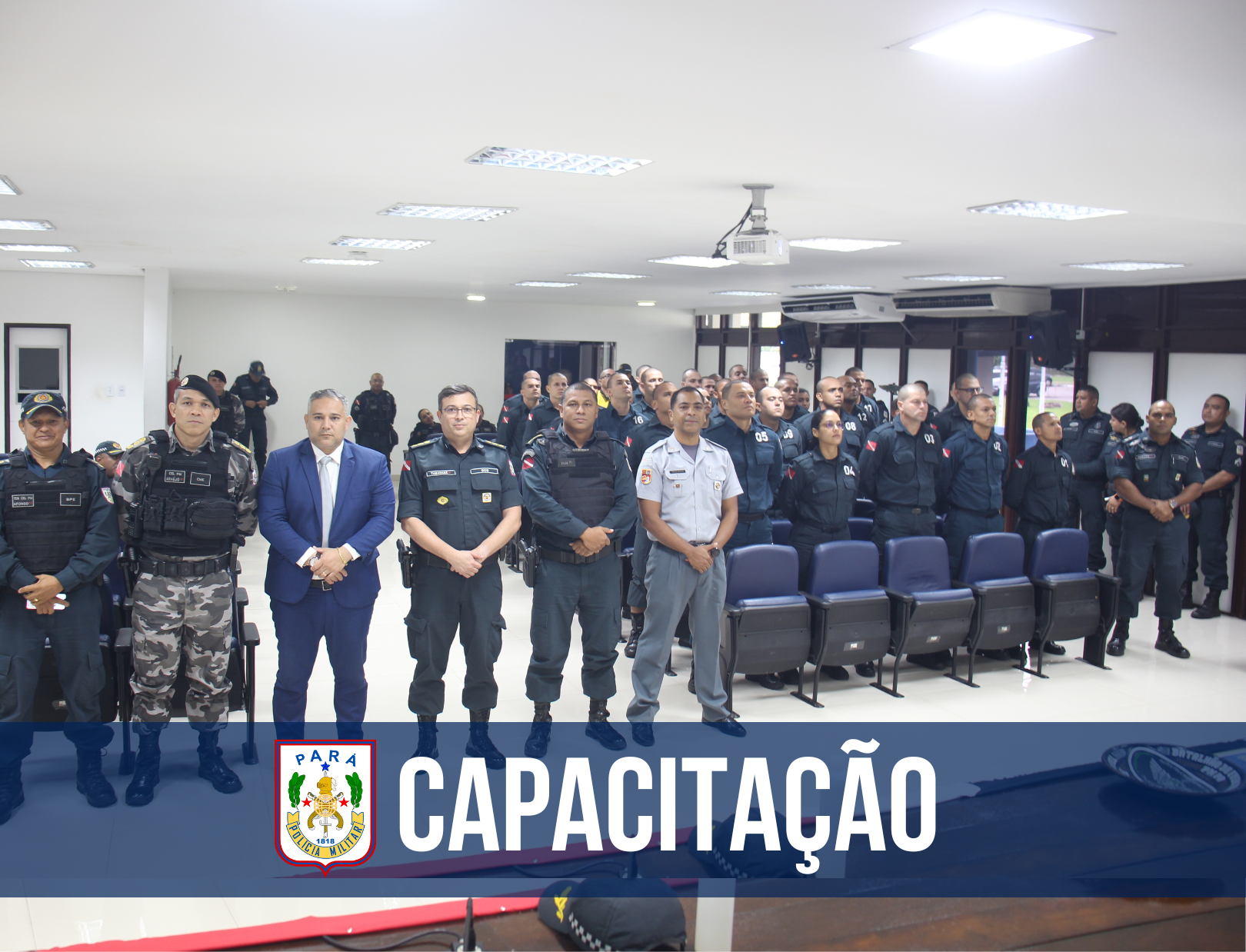 PM realiza aula inaugural do I Curso de Ações Policiais em Grandes Eventos (I CAPGE) 