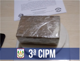 3ª CIPM prende dupla por tráfico em Colares