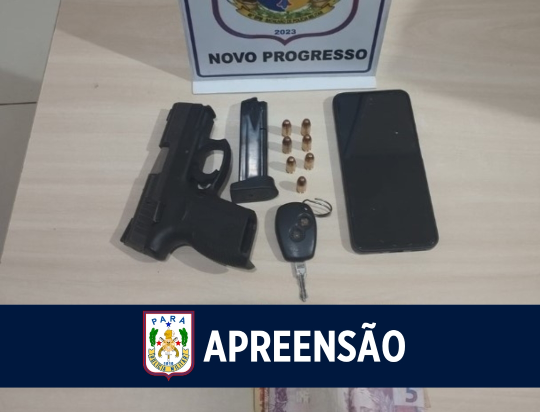 46° BPM prende homem armado e embriagado ao volante em Novo Progresso