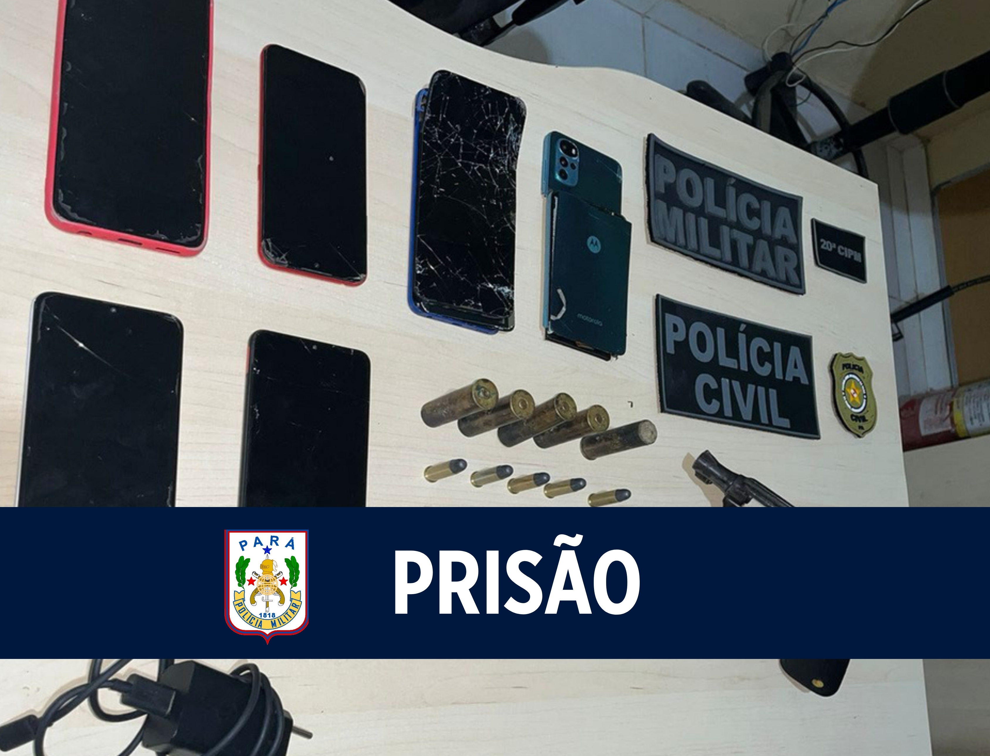 Ação da Policia Militar conclui com prisão de suspeitos de roubo com refém em Ponta de Pedras, no Marajó