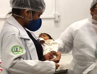 PM salva bebê recém-nascida no bairro do Tapanã