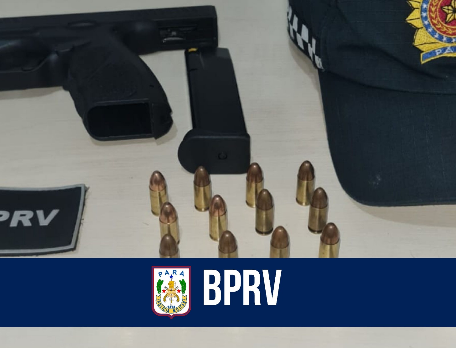 BPRv prende suspeito com de arma de fogo e entorpecentes em Canaã dos Carajás