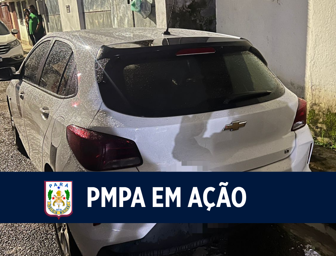 PMPA recupera veículo roubado no bairro Maguari, em Ananindeua