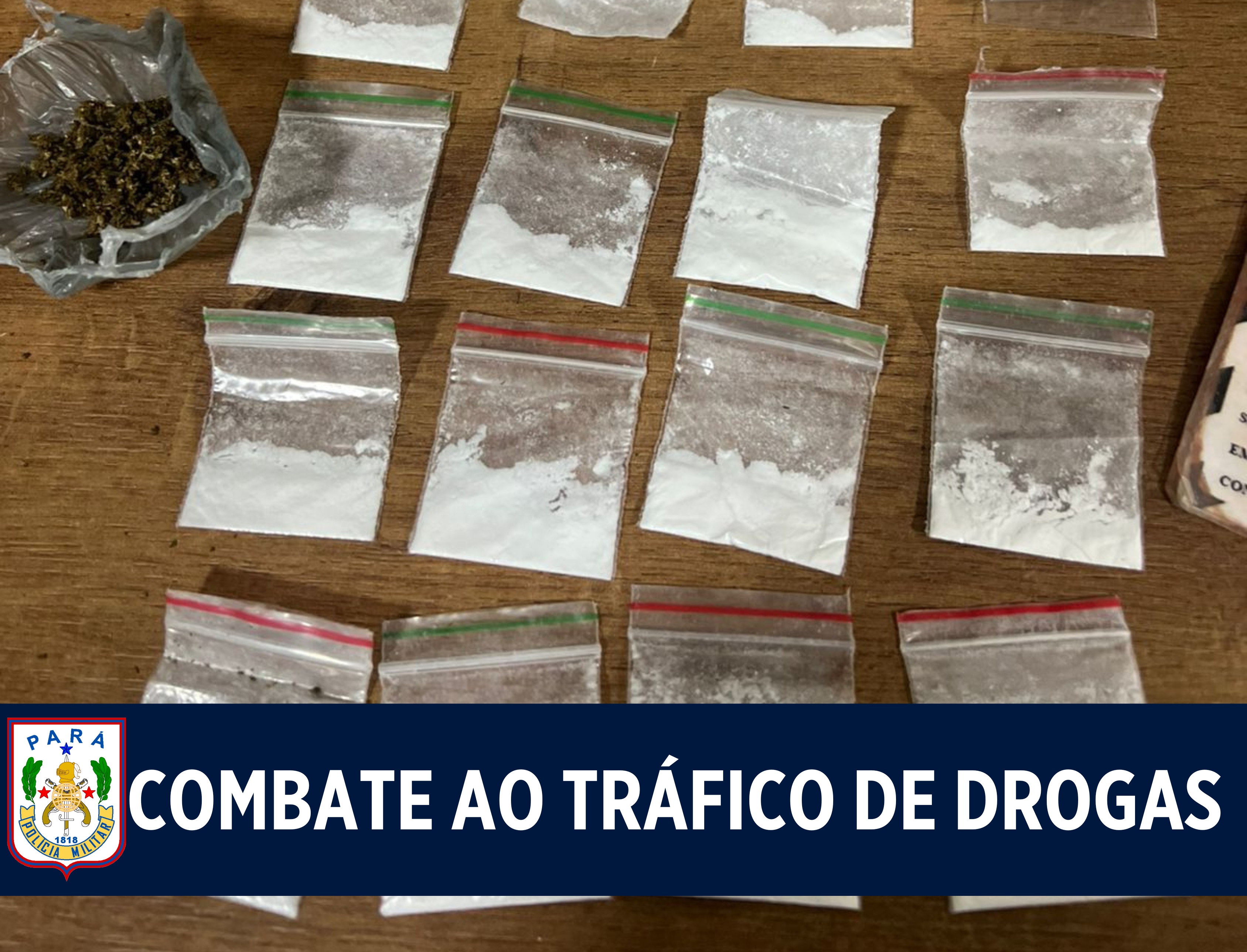 23º BPM desarticula pontos de tráfico de drogas em Parauapebas e Eldorados do Carajás