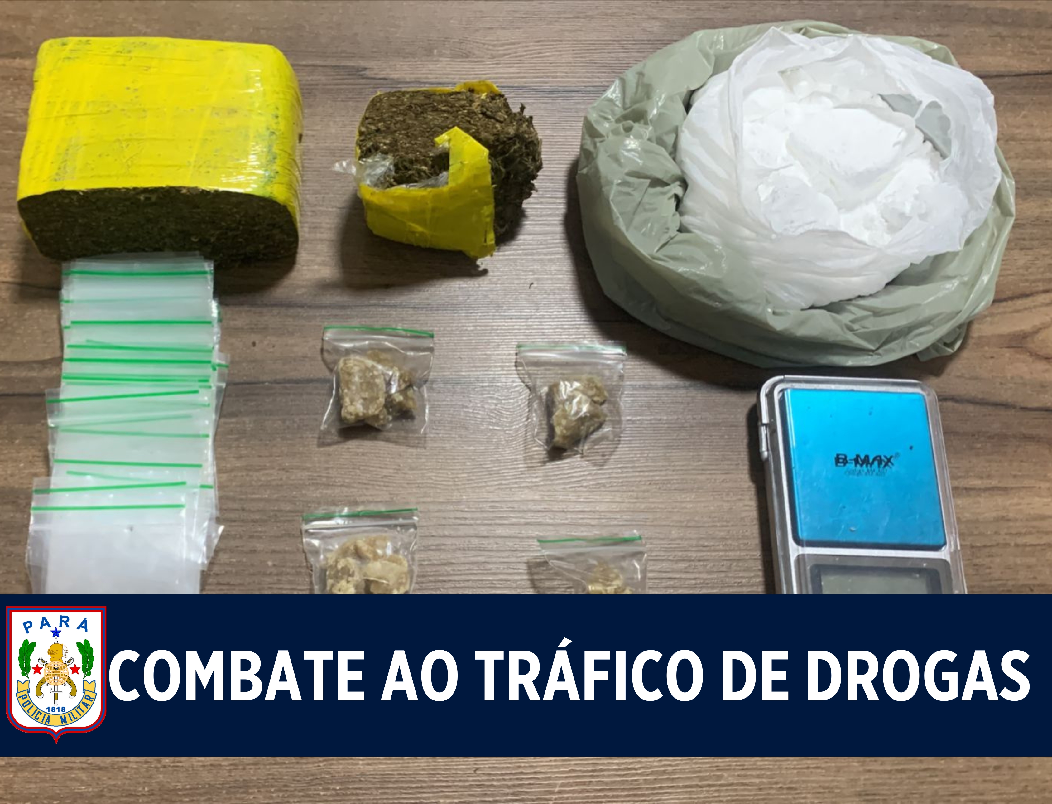 23° BPM apreende drogas em Parauapebas