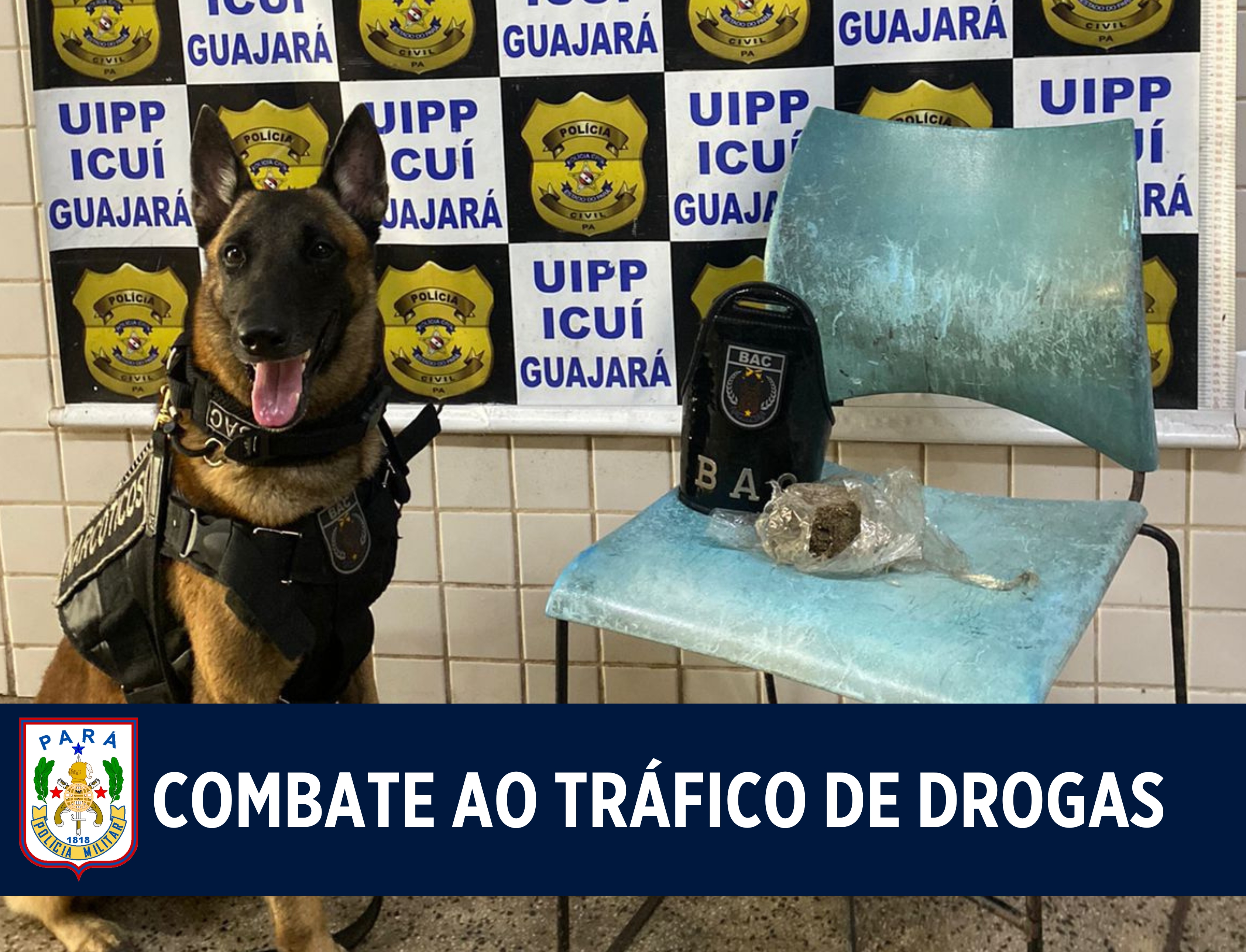 Em Ananindeua, PM prende homem por tráfico de drogas