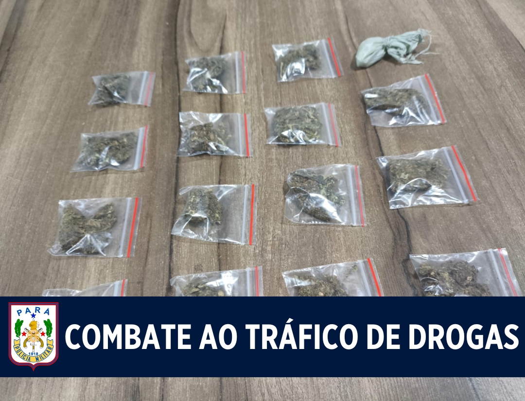 PM prende suspeitos por tráfico de entorpecentes em Parauapebas