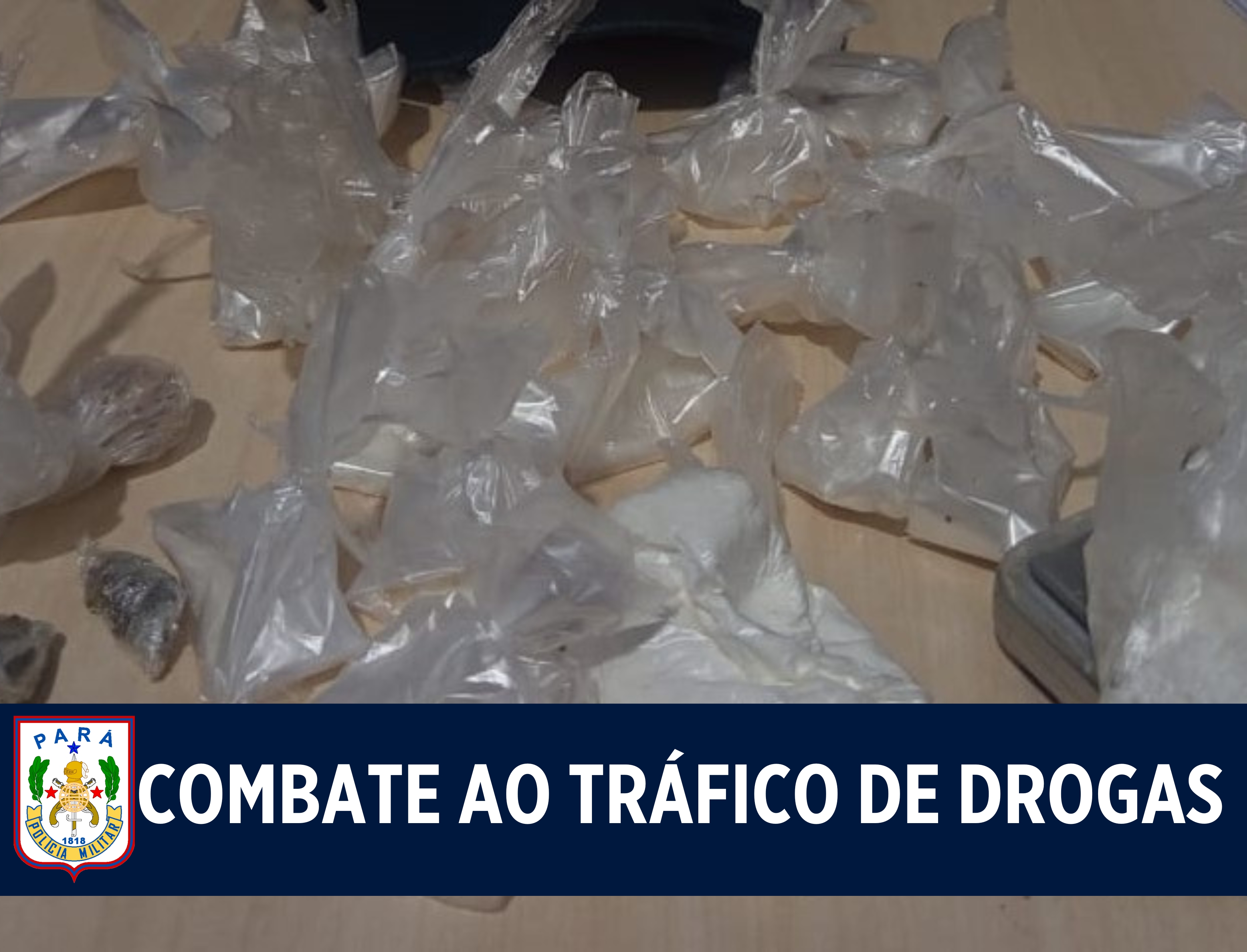 PM desarticula ponto de tráfico de drogas em Curuçá