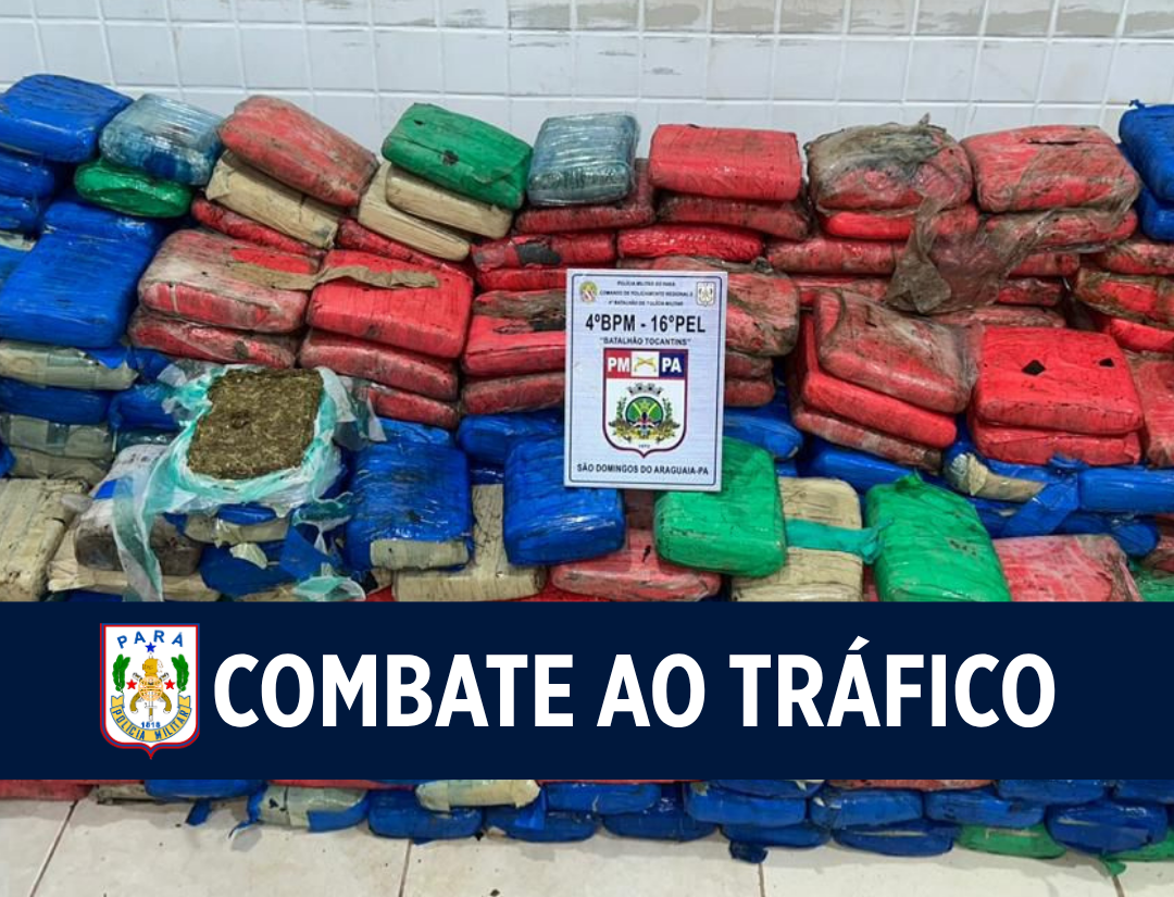 PM apreende mais de 460 kg de entorpecentes na BR-153 durante a “Operação Fim de Linha” em São Domingos do Araguaia