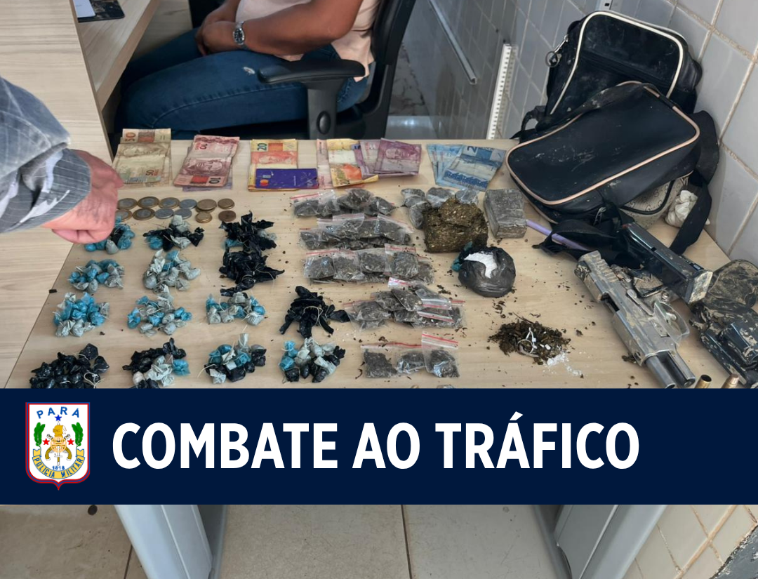 Operação Fim de Linha: PMPA apreende drogas e armas na Vila Canaã, em Marabá