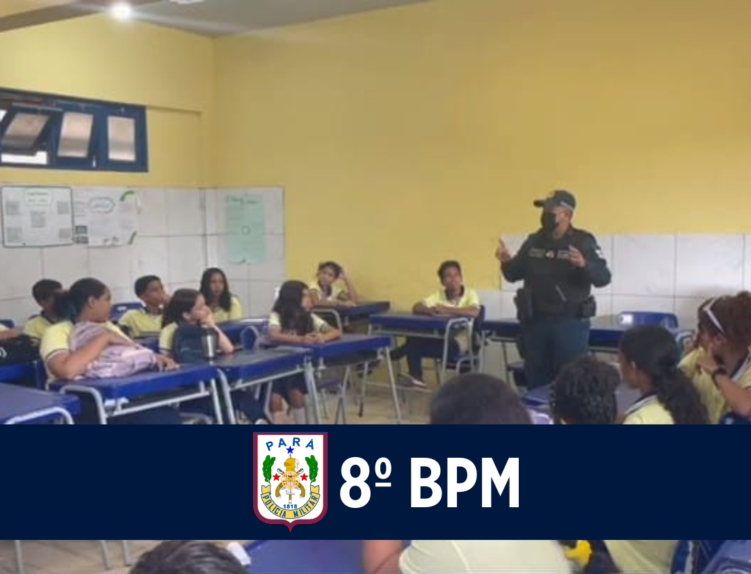 PMPA realiza policiamento de proximidade em escola do Marajó
