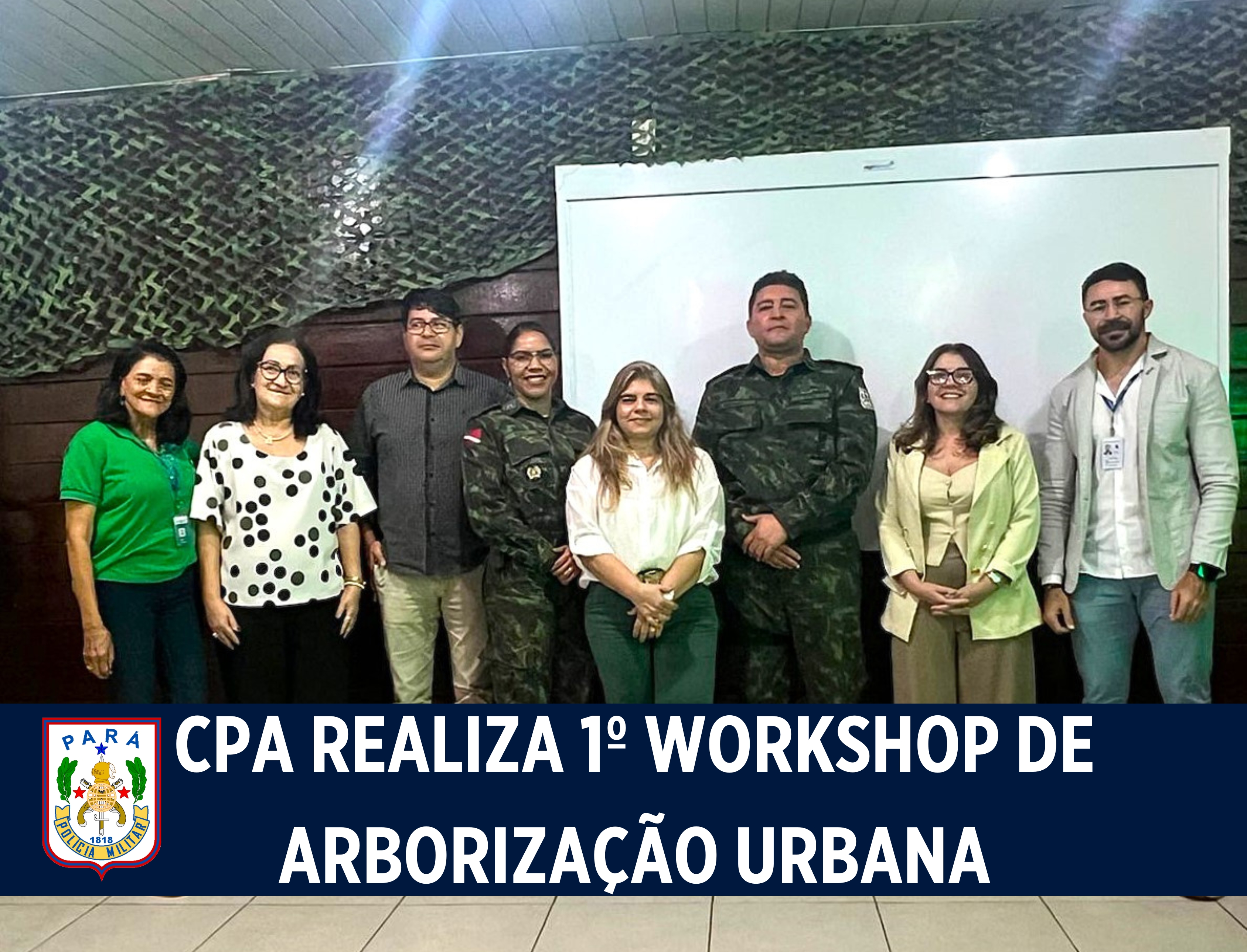 Polícia Militar promove workshop sobre arborização urbana em Belém e região insular