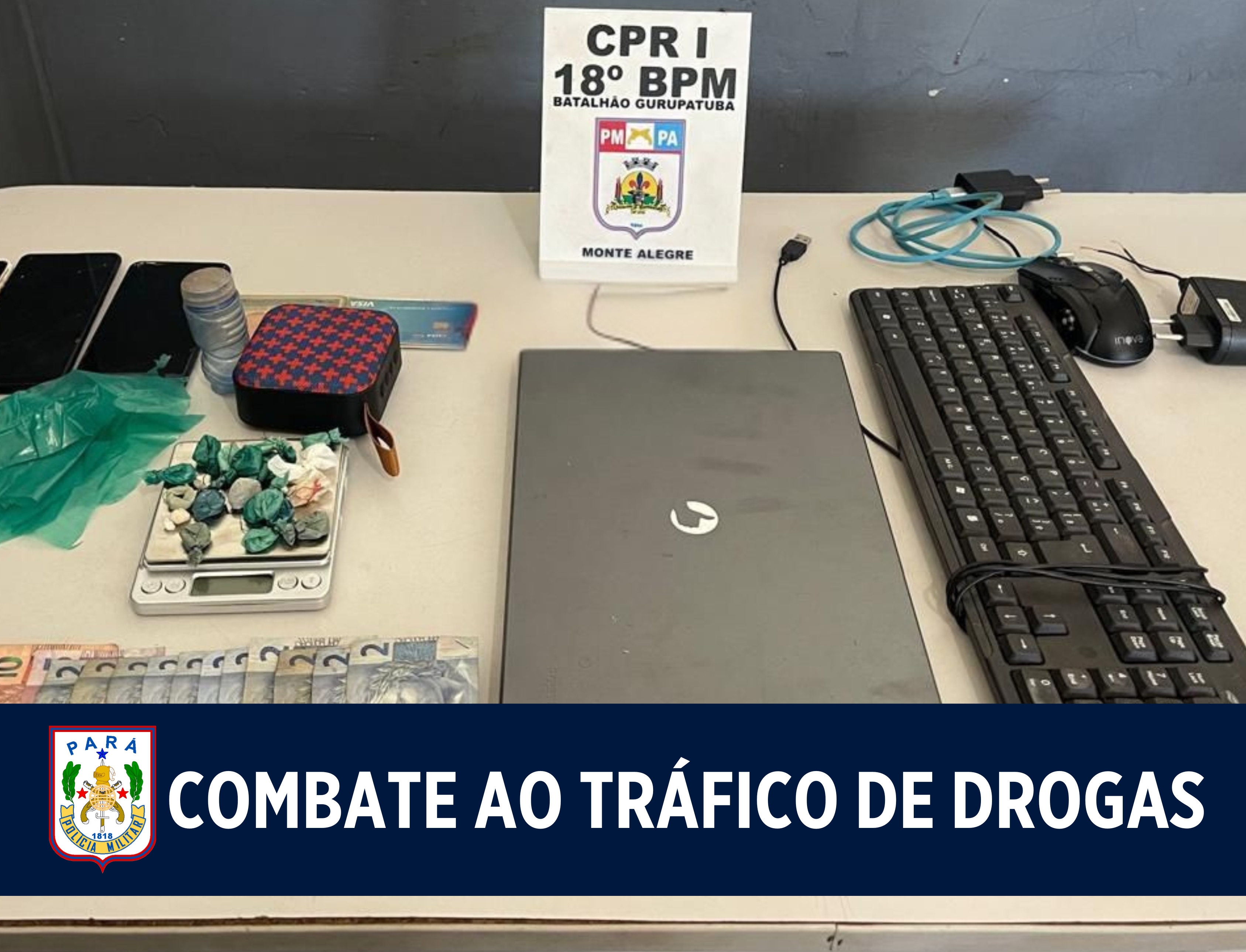 CPR I: PM potencializa ações de combate ao tráfico em Monte Alegre e Oriximiná