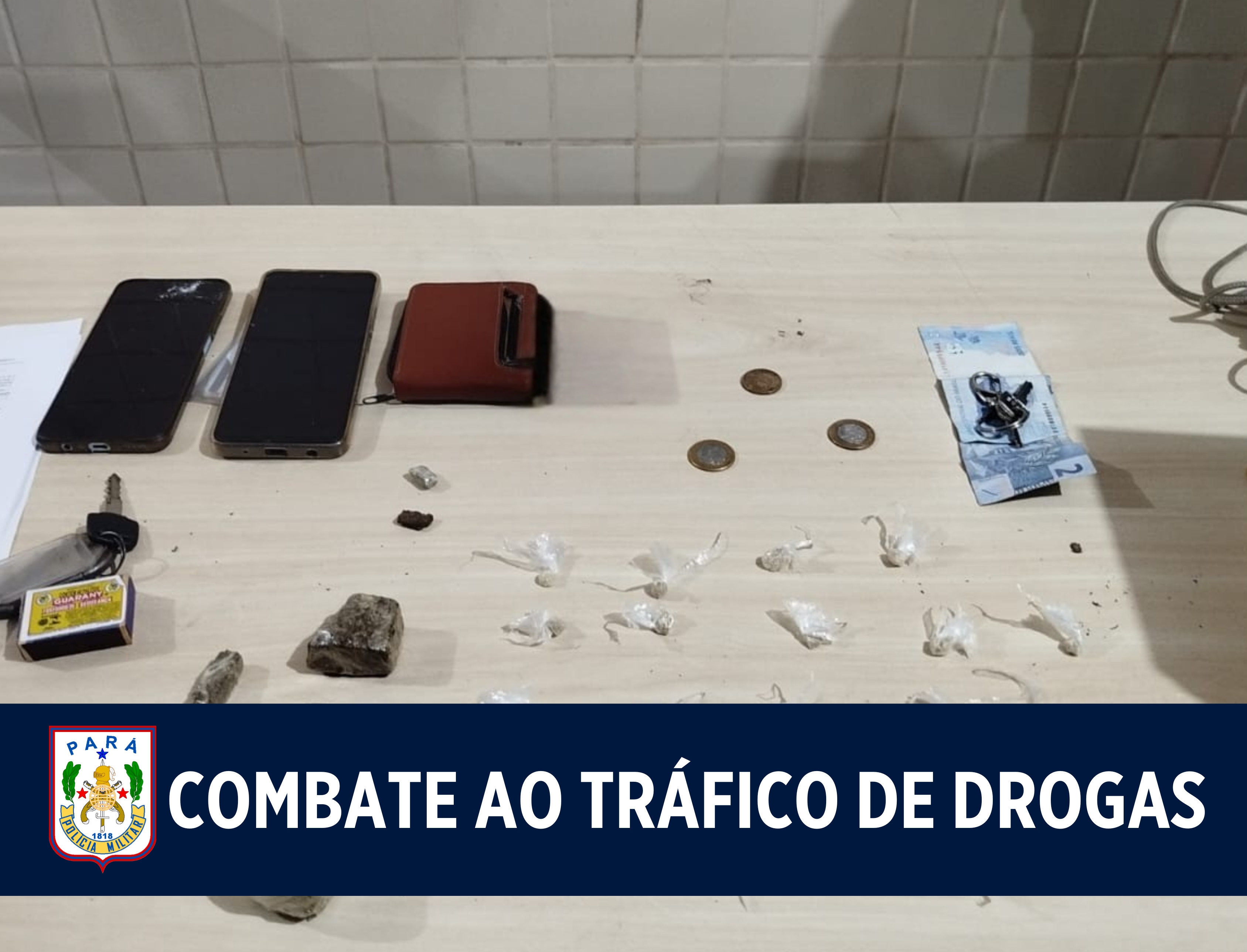 12° BPM realiza apreensão de entorpecentes em Santa Izabel