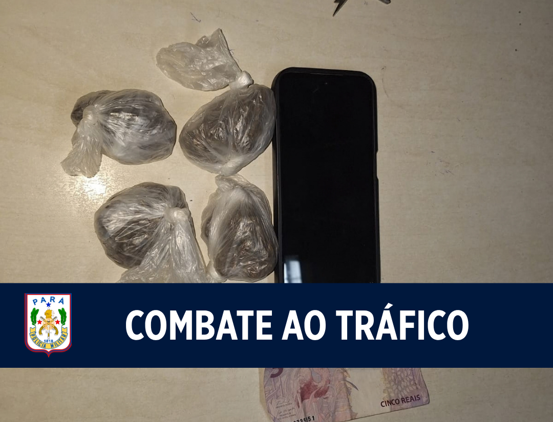 PMPA realiza prisão por tráfico de drogas em Marituba