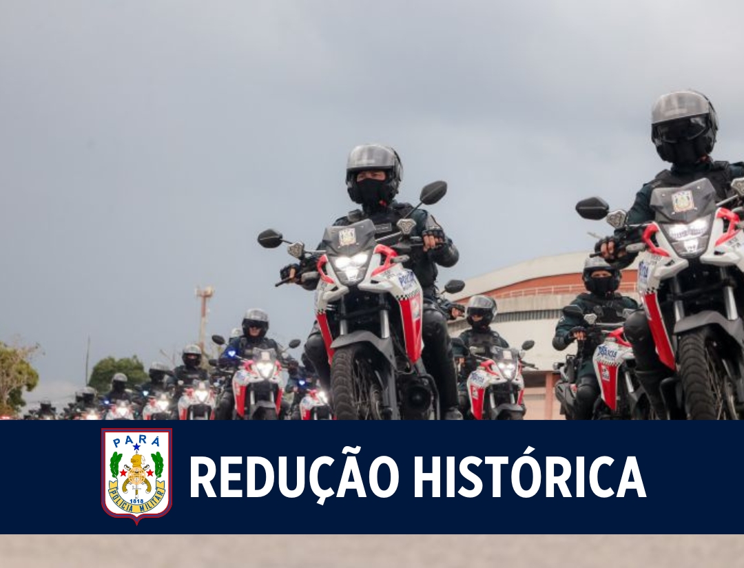 Pará registra melhor mês de agosto e redução de mais de 50% na criminalidade violenta