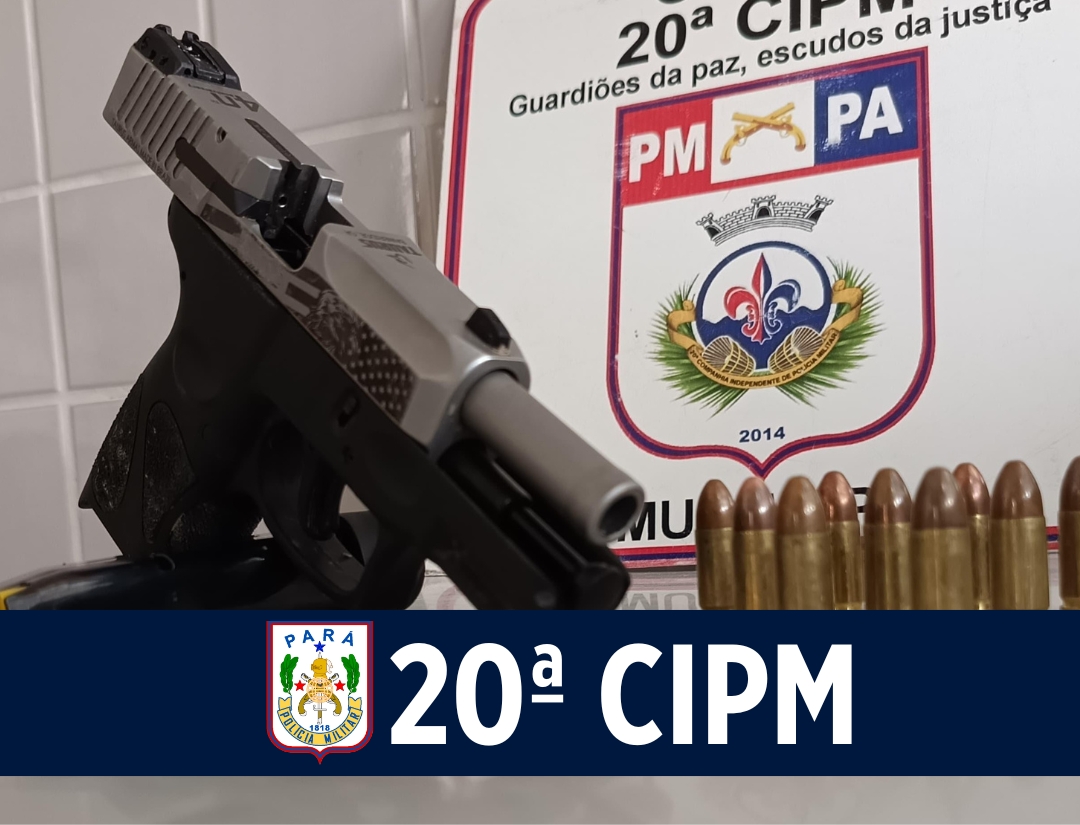 20ª CIPM realiza apreensão de arma de fogo em Muaná