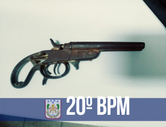 Em Belém, 20º BPM apreende arma de fogo e consegue evitar roubo