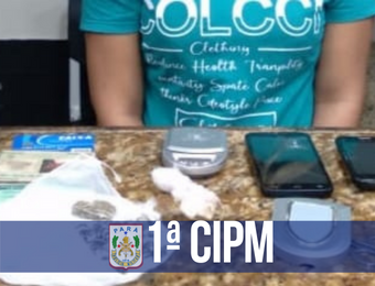 Em Salinópolis, 1ª CIPM prende três pessoas por tráfico de drogas