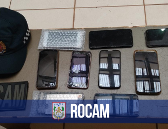 Rocam recupera celular roubado e prende suspeitos