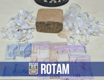 Rotam apreende pasta base de cocaína em Icoaraci